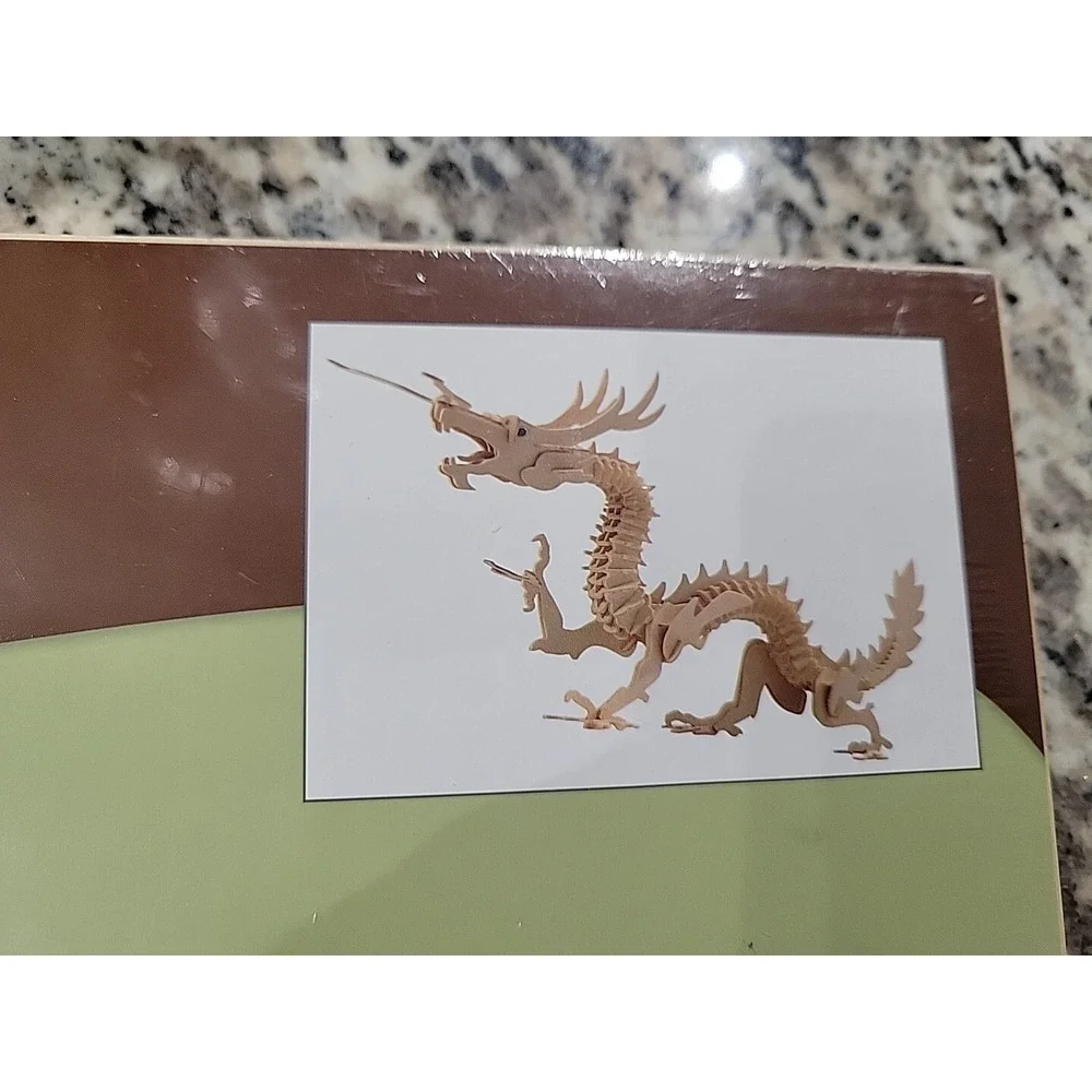 Art Minds -‎ Wooden 3-D Fierce Dragon Puzzle - Wooden Cut-Out Kid's Craft Easy